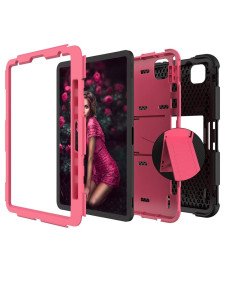 Etui do iPad Air 4 10.9” z Podstawką i Miejscem na Rysik Różowe