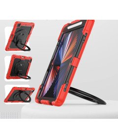 Etui do iPad Pro 11” z Obrotową Podstawką i Miejscem na Rysik Czerwone