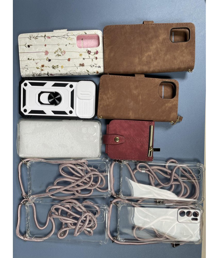 Komplet 10 barvnih ovitkov za telefon - mešanica blagovnih znamk in modelov