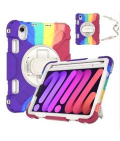 Etui do iPad Mini 6 8.3" z Podstawką i Paskiem na Ramię Kolorowe