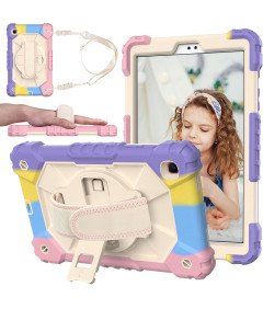 Ovitek za iPad 9.7” 2018/2017 s Stojalom in Barvnim Ramenskim Pasom