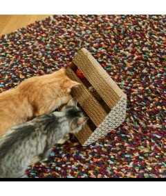 Mačje praskalo Kartonska igrača iz kartona Žoga 27,3x17,5x17,5 cm Trikotnik