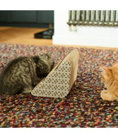 Mačje praskalo Kartonska igrača iz kartona Žoga 27,3x17,5x17,5 cm Trikotnik