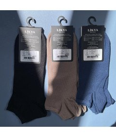 Moške nogavice LIKYA, noge, 6 parov - 3 barve, velikost 40-44