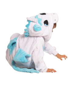 Otroška pižama Kigurumi Onesie Samorog Modra