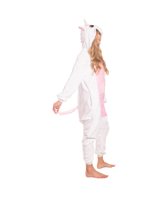 Ženska pižama kombinezon Kigurumi Onesie Samorog Svetlo Roza