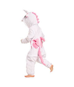 Otroška pižama Kigurumi Onesie Kostum Samorog Roza