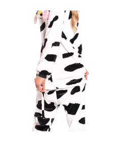 Piżama Damska Kombinezon Kigurumi Onesie Krowa Biało Czarna