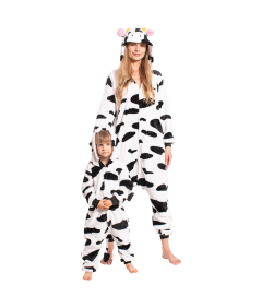 Piżama Dla Dzieci Dziecięca Kigurumi Onesie Kostium Strój Krowa