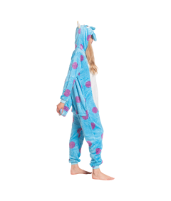 Ženska pižama kombinezon Kigurumi Onesie kostum Sulivan modra