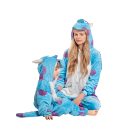 Ženska pižama kombinezon Kigurumi Onesie kostum Sulivan modra