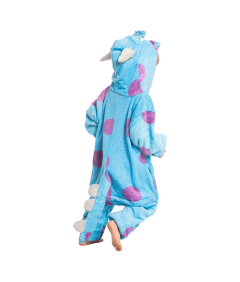 Piżama Dla Dzieci Dziecięca Kigurumi Onesie Strój Sulivan Niebieski
