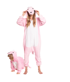 Piżama Dla Dzieci Dziecięca Kigurumi Onesie Kostium Dinozaur Różowy