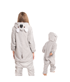 Piżama Dla Dzieci Dziecięca Kigurumi Onesie Kostium Koala Szary
