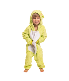 Piżama Dla Dzieci Dziecięca Kigurumi Onesie Kostium Żaba Zielona