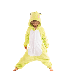 Piżama Dla Dzieci Dziecięca Kigurumi Onesie Kostium Żaba Zielona