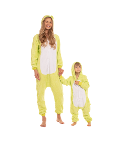 Piżama Dla Dzieci Dziecięca Kigurumi Onesie Kostium Żaba Zielona