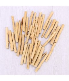 Healifty Lesene palice za izdelavo izdelkov, 10 cm, naravne