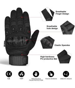 Unigear premium motoristične rokavice z zaslonom na dotik, ojačani členki?