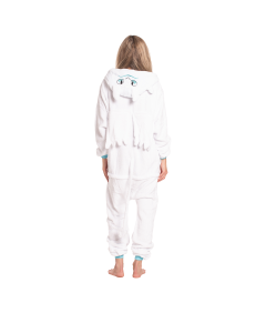 Piżama Damska Kombinezon Kigurumi Onesie Smok Szczerbatek Biały
