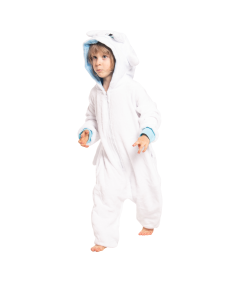 Piżama Dla Dzieci Dziecięca Kigurumi Onesie Strój Smok Szczerbatek Biały