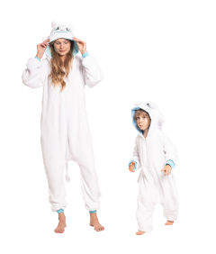 Piżama Dla Dzieci Dziecięca Kigurumi Onesie Strój Smok Szczerbatek Biały