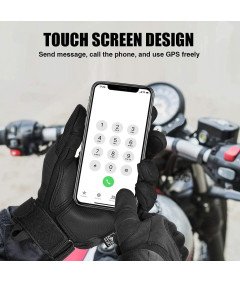 Unigear premium motoristične rokavice z zaslonom na dotik, ojačani členki?