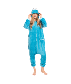 Piżama Damska Kostium Kigurumi Onesie Strój Ciasteczkowy Potwór