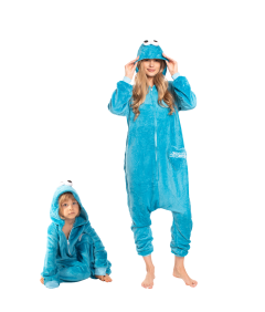Piżama Damska Kostium Kigurumi Onesie Strój Ciasteczkowy Potwór