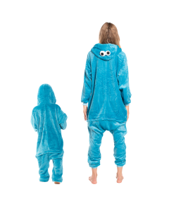 Piżama Damska Kostium Kigurumi Onesie Strój Ciasteczkowy Potwór