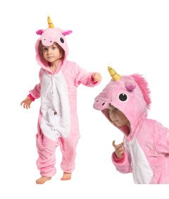 Piżama Dla Dzieci Dziecięca Kigurumi Onesie Kostium Pegaz Różowy