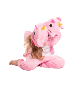 Piżama Dla Dzieci Dziecięca Kigurumi Onesie Kostium Pegaz Różowy