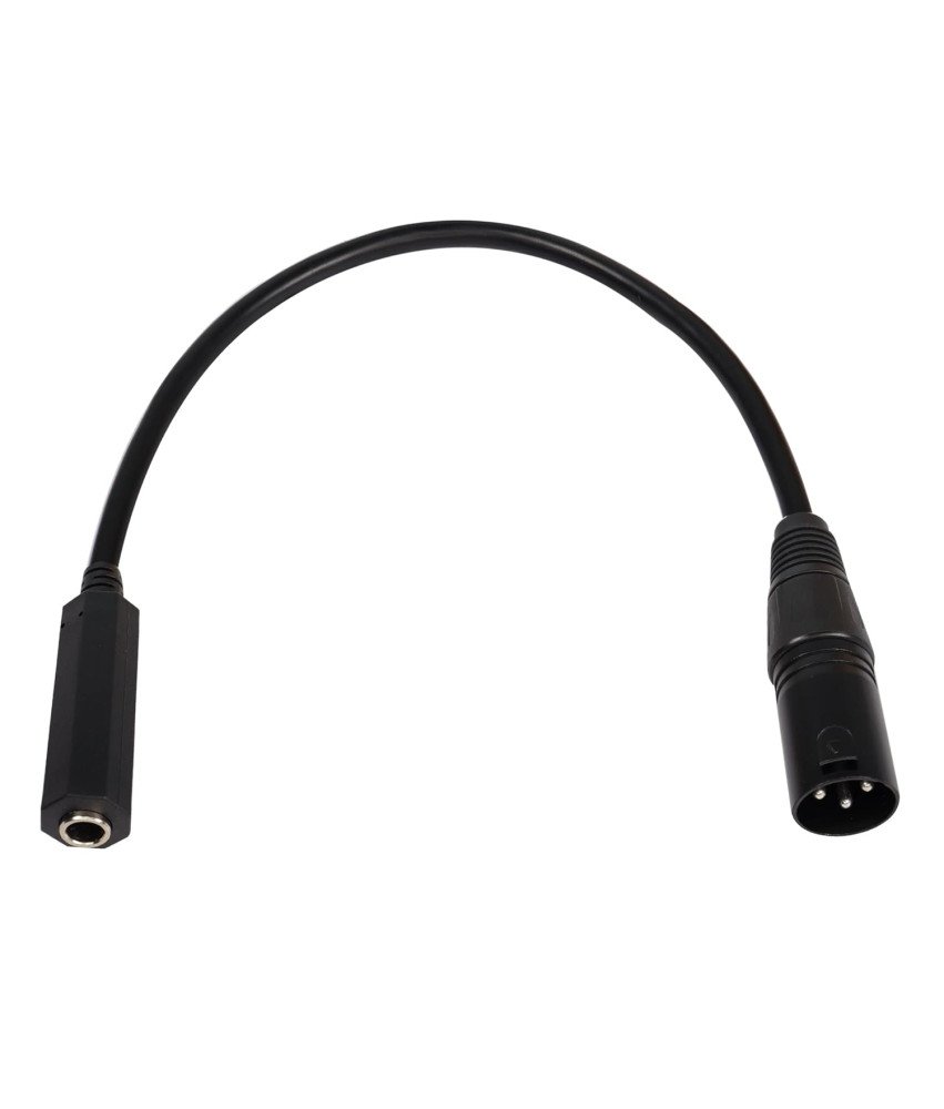 QIANRENON Kabelski adapter za ravnotežje XLR, črn, 36 cm