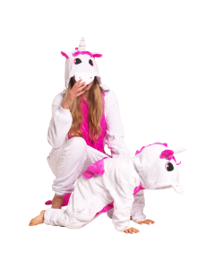 Piżama Dla Dzieci Dziecięca Kigurumi Onesie Jednorożec Różowy