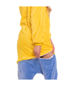 Ženska pižama kombinezon Kigurumi Onesie kostum Minion Rumena