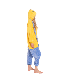 Ženska pižama kombinezon Kigurumi Onesie kostum Minion Rumena