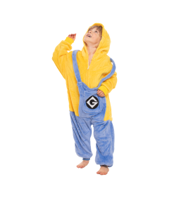 Piżama Dla Dzieci Dziecięca Kigurumi Onesie Kostium Minionek Żółty