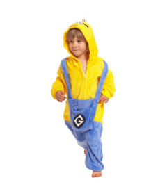 Piżama Dla Dzieci Dziecięca Kigurumi Onesie Kostium Minionek Żółty