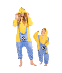Piżama Dla Dzieci Dziecięca Kigurumi Onesie Kostium Minionek Żółty