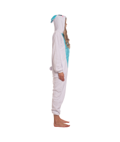 Piżama Damska Kombinezon Kigurumi Onesie Królik Niebieski