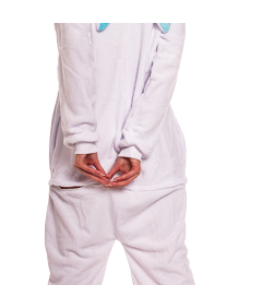 Piżama Damska Kombinezon Kigurumi Onesie Królik Niebieski