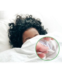 Welldora Prevleka za odejo 200x200 cm za alergike z zadrgo bela