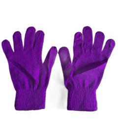 Rękawiczki Zimowe Fioletowe Zestaw 8 Sztuk Unisex Ciepłe Elastyczne M