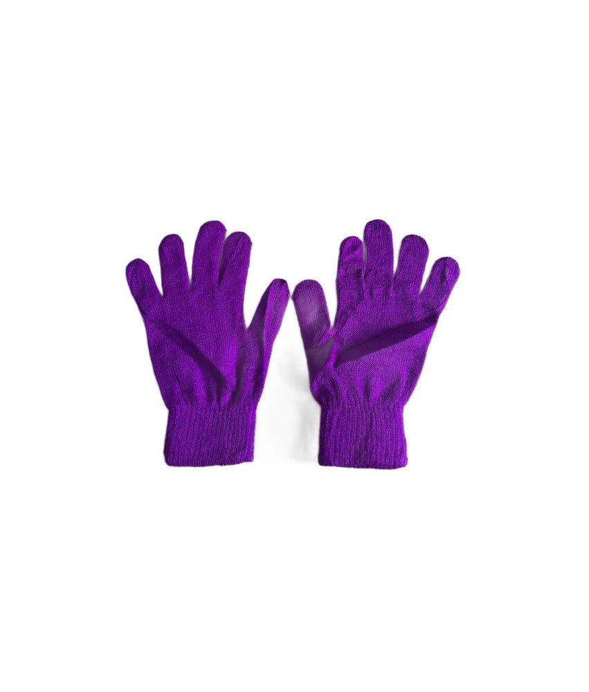 Rękawiczki Zimowe Fioletowe Zestaw 8 Sztuk Unisex Ciepłe Elastyczne M