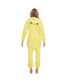Ženska pižama kombinezon Kigurumi Onesie kostum Žaba Zelena