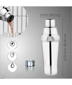 Shaker do Koktajli i Drinków ze Stali Nierdzewnej z Sitkiem 790 ml