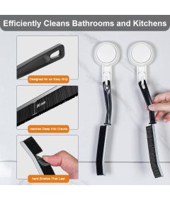 SZCZOTKA DO CZYSZCZENIA FUG ZESTAW 4SZT SZCZELIN WĄSKA MYCIA CZYSZCZENIA