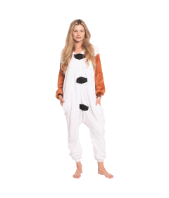 Piżama Damska Kombinezon Kigurumi Kostium Onesie Bałwan Olaf