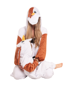 Piżama Damska Kombinezon Kigurumi Kostium Onesie Bałwan Olaf