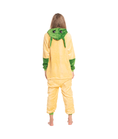 Piżama Damska Kombinezon Kigurumi Onesie Star Wars Yoda Żółty